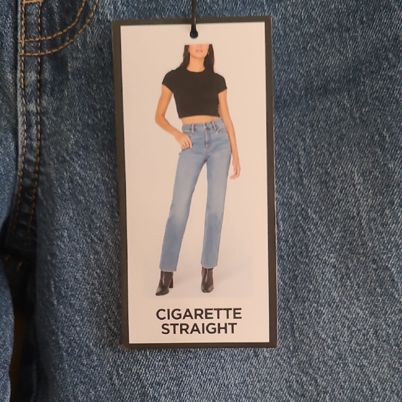 BCBGeneration Classic Blue Straight Leg Jeans - Picture 3 of 6